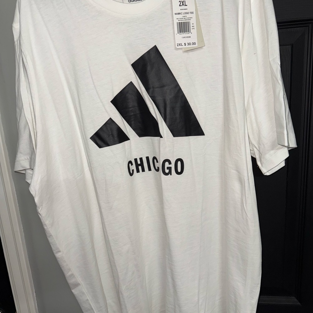 Adidas Chicago White T-Shirt for Men